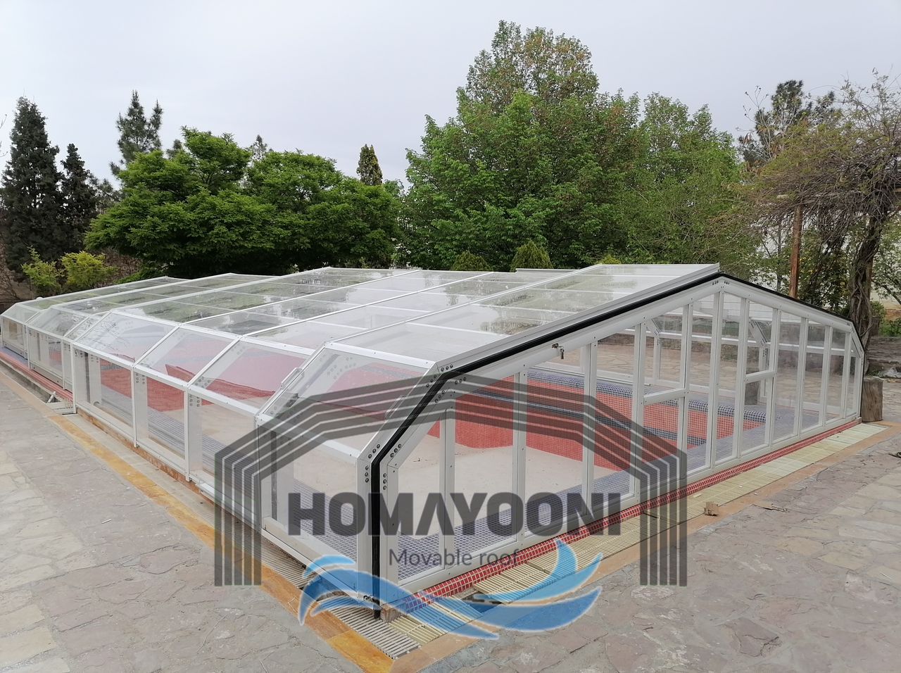 اجرای سقف متحرک استخری