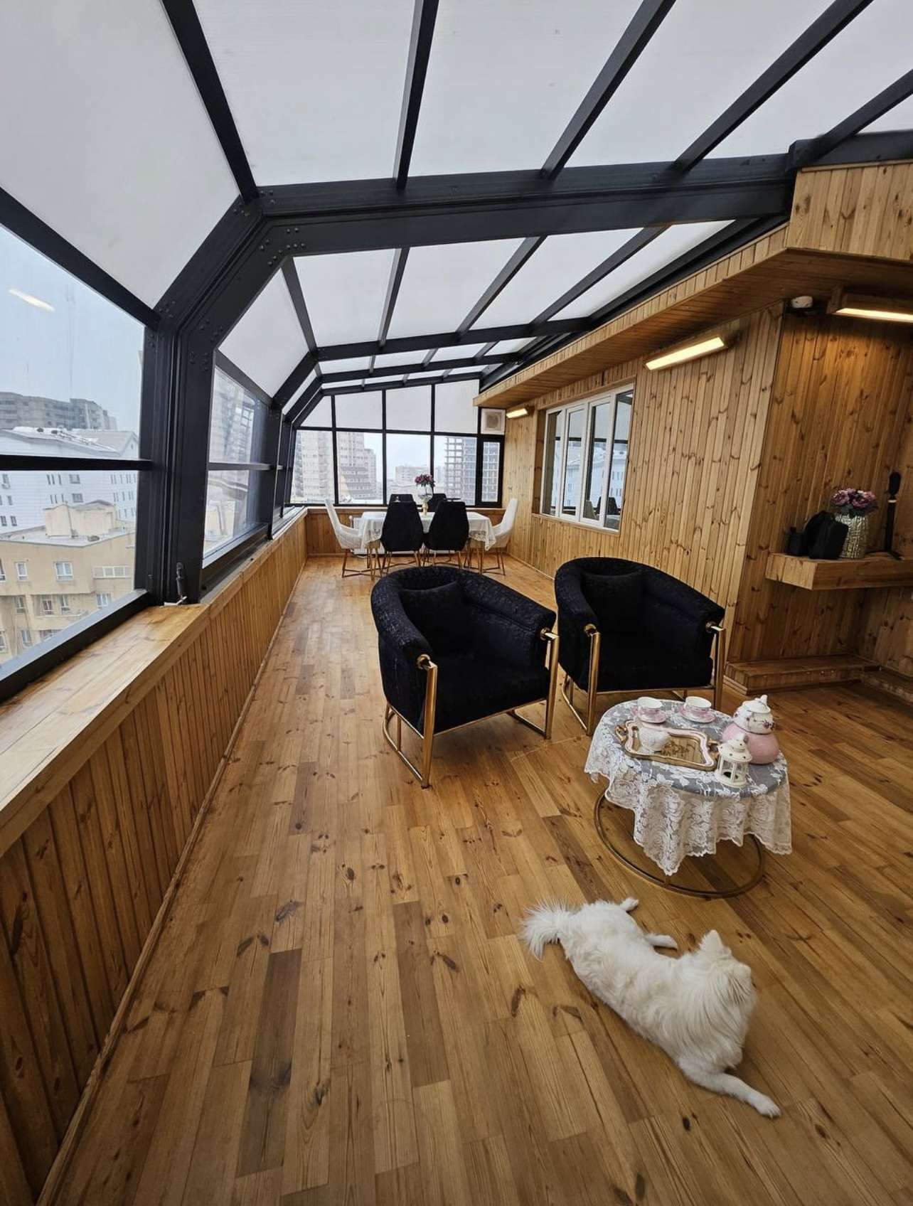 اجرای سقف متحرک روف گاردن